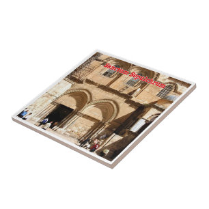 zIL010 SANCTUM SEPULCHRUM Jeruzalem, Israël Tegeltje