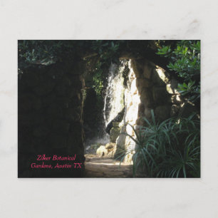 Zilker Botanical Gardens, Austin TX Briefkaart
