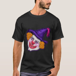 Zilko the Creepy Faced Clown Kunst van Cherie T-shirt