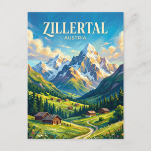 Zillertal Oostenrijk Briefkaart