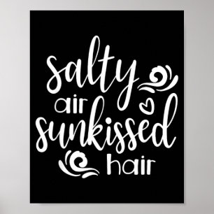 Ziltige Lucht Zongebruinde Haren Vakantie Zomer Oc Poster