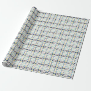 Ziltige waterverf pastelkleuren op wolkachtig wit cadeaupapier