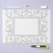 Zilver  Acanthus Leaf  Lijst Tissuepapier (Craft)