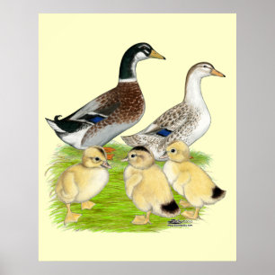 Zilver Appleyard Familie Poster