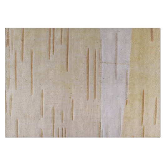 Zilver Birch Bark Chopping Board Snijplank (Voorkant)