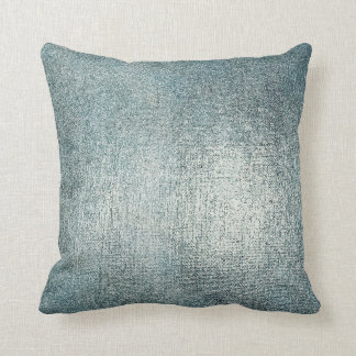 Zilver Blauwgroen blauw grijs glam Sparkle Metalli Kussen