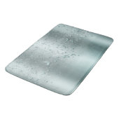 Zilver Blauwgroen Shimmer Sparkle Flutter Butterfl Badmat (Gekanteld)