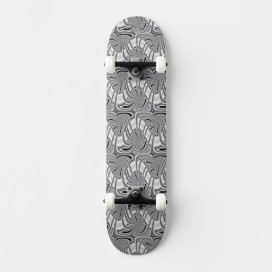 Zilver Bord Skateboard (Voorkant)