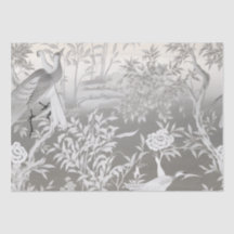 Zilver Chinoiserie Tissue Paper