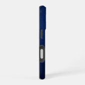 Zilver Chrome Geometrische Tijger Blauwe Python iP iPhone 16 Hoesje (Rechterkant)
