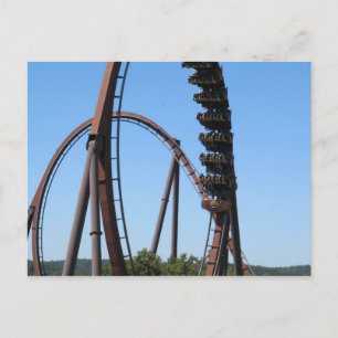 Zilver Dollar City Wild Fire Ride Briefkaart