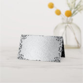 Zilver en Black Swirl Gothic Wedding (Voorkant)