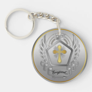 Zilver en Goud Award Winnaar Acrylaat Sleutelhange Sleutelhanger