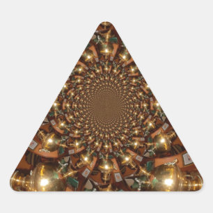 Zilver en goudElegante theecultuur –  Samov Driehoek Sticker