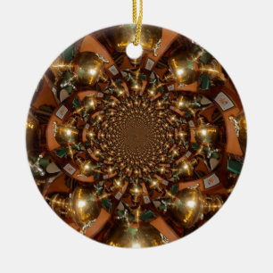 Zilver en goudElegante theecultuur –  Samov Keramisch Ornament