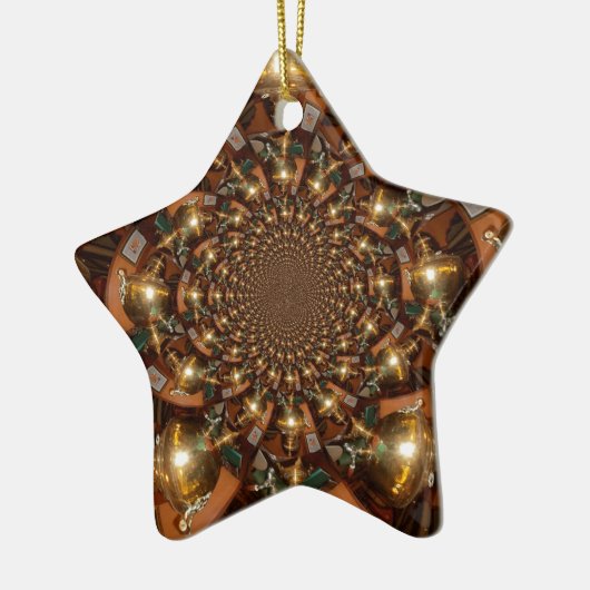 Zilver en goudElegante theecultuur – Samov Keramisch Ornament (Links)