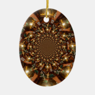 Zilver en goudElegante theecultuur –  Samov Keramisch Ornament