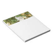 Zilver en gouden kerstboom I-feestdag Notitieblok (Schuin)