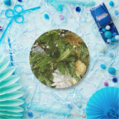 Zilver en gouden kerstboom I-feestdag Papieren Bordje (Feest)