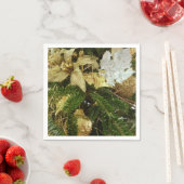 Zilver en gouden kerstboom II-feestdag Servetten (Insitu)