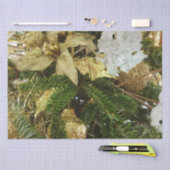 Zilver en gouden kerstboom II-feestdag Tissuepapier (Craft)