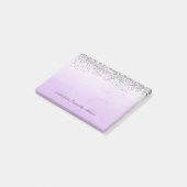 Zilver en Paarse noot van Ombre Post-it® Notes (Schuin)
