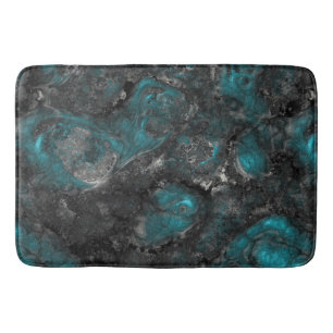 Zilver en turquoise steen Abstract Badmat