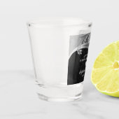 Zilver en zwart Jubileum Shot Glas (Links)