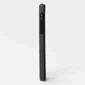 Zilver en zwart Roestvrij staal Case-Mate iPhone Case (Achterkant/links)