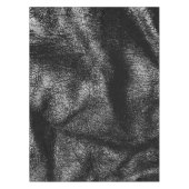 Zilver- en zwarte lederen textuur tafelkleed (Voorkant)