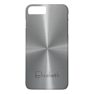 Zilver Glanzend Staal Metaal iPhone 8 Plus / 7 Plus Hoesje