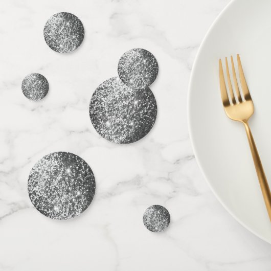 Zilver Glitter Confetti (Groep)