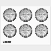 Zilver Glitter Product Label Sparkle Diamonds Logo (Vel)