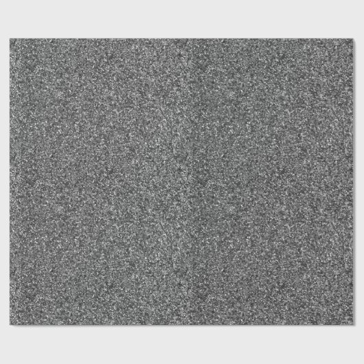 Zilver Glitter Sparkle Metaalachtig verpakkingspap Cadeaupapier (Vlak)