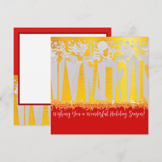 ZILVER&Goud Kaart (Voorkant / Achterkant)