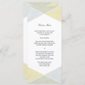 Zilver Goud Metaal Kijk Industrieel Chique Menu (Voorkant / Achterkant)