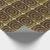 Zilver goud op zwart inpakpapier (Hoek)