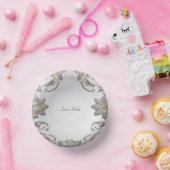 Zilver Gouden Bloem Papierkommen Papieren Kommen (Feest)