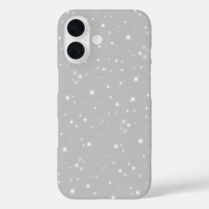 Zilver Grey Starlight iPhone 16 Hoesje
