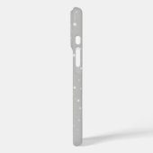 Zilver Grey Starlight Case-Mate iPhone Case (Achterkant / Links)
