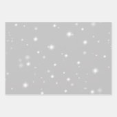 Zilver Grey Starlight Inpakpapier Vel (Voorkant)
