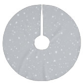 Zilver Grey Starlight Kerstboom Rok (Voorkant)