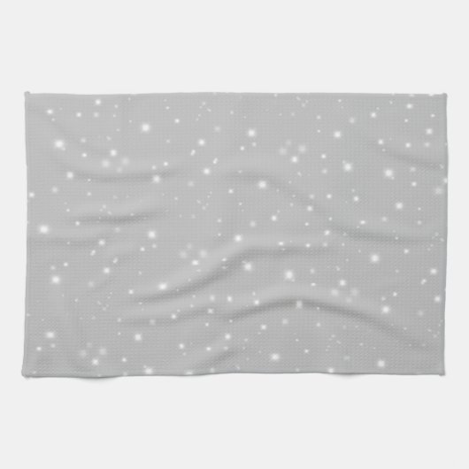 Zilver Grey Starlight Theedoek (Horizontaal)