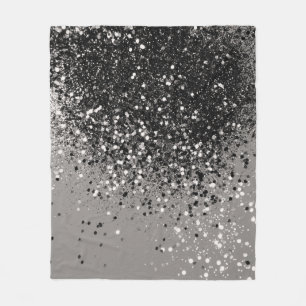 Zilver grijs glitter #1 #sjiny fleece deken