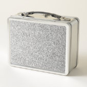 Zilver grijs lichtglitter sparkles Monogram (Achterkant)