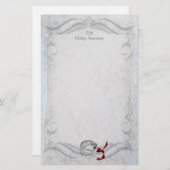 Zilver Jubileum Briefpapier (Voorkant / Achterkant)