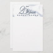 Zilver Jubileum! Briefpapier (Voorkant / Achterkant)