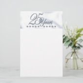 Zilver Jubileum! Briefpapier (Staand voorkant)