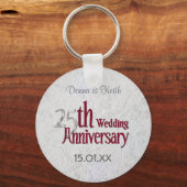 Zilver Jubileum Sleutelhanger (Voorkant)