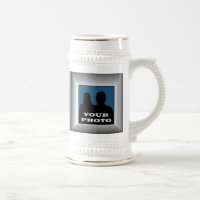Zilver Lijst Uw Sjabloon van de Mok van de Foto St